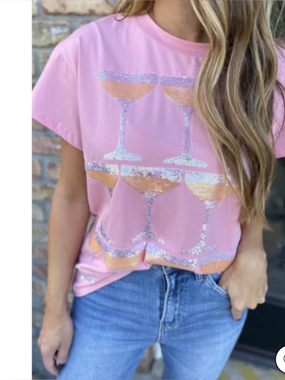 Queen of Sparkles Champagne Tower Tee